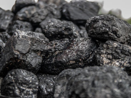 coal briquette black